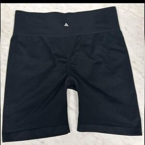 VITALITY XL/2X women's compression fitted athletic shorts black